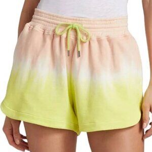 ATM Anthony Thomas Melillo Dip-Dyed Terry Shorts Size S Drawstring Waist